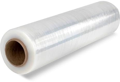Pellicola Trasparente per Imballaggio, Plastica Imballaggio Traslochi, Pellicola Trasparente Adesiva Protettiva, Pellicola Imballaggio Mobili, Scatole Cartone Trasloco e Oggetti - Ofituria (1 pz)