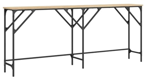 vidaXL Konsolentisch Sonoma-Eiche 180x29x75 cm Holzwerkstoff