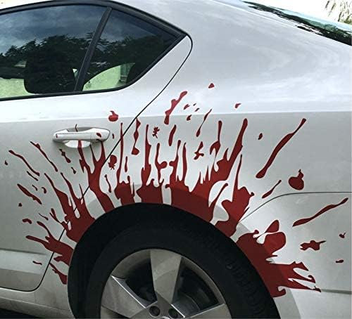 Blutspritzer Blut 1 Stück Aufkleber Radlauf Rad Radkasten Autoaufkleber UV& Waschanlagenfest,Profi Qualität