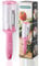 Pelaverdure con contenitore, forma rotonda, pelapatate per julienne, facile impugnatura antiscivolo, a lunga durata, per frutta e verdura, perfetto per la cucina