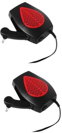 Gatuida 2St auto defroster auto auto heizung Heizungsgebläse Heizung für Schnellheizung Abtauung Entnebler auto heizung lüfter heizlüfter tragbare Autoheizung Heizgebläse Auto-Demister rot