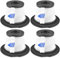 4 Stück Filter Staubsauger, Staubsaugerfilter, Ersatz HEPA Filter, Schnurloser Staubsauger Filter Zubehör, Geeignet für MOOSOO K17 Staubsauger, Waschbarer Filter, Ersatzzubehör