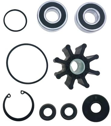 ZIBOXI Passend for Mercruiser Bravo Rohwasserpumpe 807151A12 W Laufrad 46-807151Fit Pumpen 46-72774 46-72774A32 46-807151A9 Reparatursatz