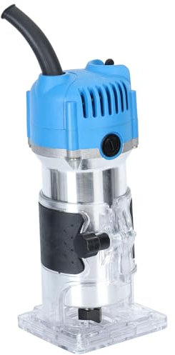 800W Defonceuse a Bois Affleureuse Rabot Electrique Defonceuse Défonceuse Tronçonneuse à main électrique pour le bois, Outil de toupie pour le bois, Outil électrique de toupie pour le bois (800W)