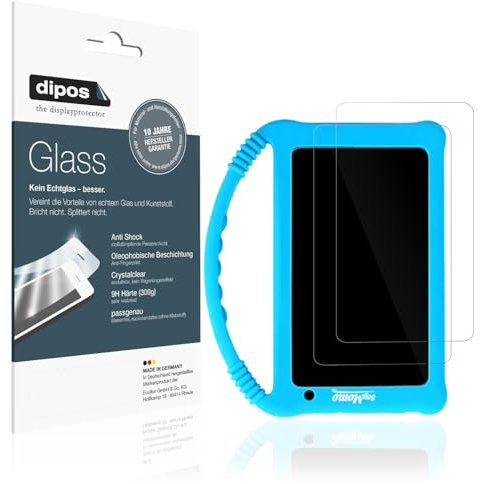 dipos I 2x Displayschutz 9H klar kompatibel mit SoyMomo Tablet Lite 2.0 Schutzfolie Anti-Shock Folie
