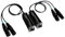 Feriany 1Pair XLR Network Cable Extender Male/Female 300M 4 Channel Network Signal Extender