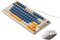 YingWuAoo Creamy Keyboard And Mouse Set, Hot Swappable, Wired Quiet Backlit, 75 Keys For PC/Laptop, Games/Work(Blue,Keyboard and mouse)