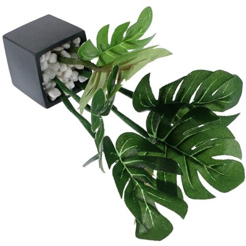 TOYANDONA Miniature Bonsai Plant Pot Realistic Doll House Decor for No Maintenance Required for Miniature House Displays Pot