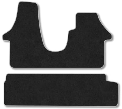 VW Transporter T5 (2003-2015) [Kombi, Double Seat, Single Sliding Door] Carpet Car Mats