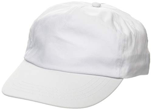 US BASIC Unisex 1202106c Baseball Cap, White, One Size UK
