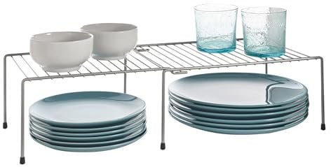 Metaltex Adapto Estante Extensible, Plata, 57/33x24x15