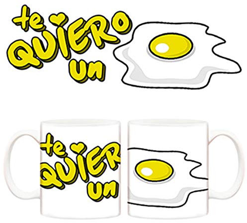 Diver Tazas Taza de Amor Te Quiero un Huevo - Cerámica
