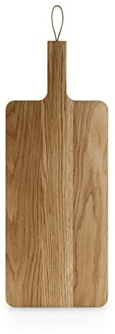 EVA SOLO | Holzschneidebrett Eiche 44x22 | Geeignet zum Kochen und Servieren | Wood
