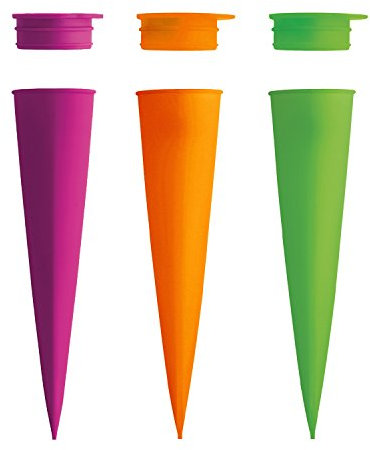 Lékué Eisform-Set, Silikon, mehrfarbig, 3 Stück
