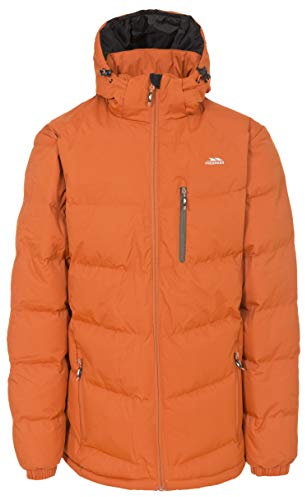 Trespass Mens Ultra Light Blustery Outdoor Warm Padded Jacket, Burnt Orange, S EU