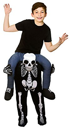 Wicked Costumes Carry Me® Skeleton Kids Fancy Dress Costume