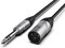 Audibax Pro Cable XLR Macho a Jack Balanceado 1.5 Metros, para Micrófono, Negro