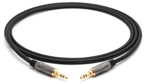 enoaudio Mogami 2893 Quad HiFi Audio Miniklinke Kabel | Amphenol Gold 3,5 mm Stereo-Klinke (Miniklinke), 1,5 m