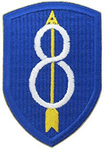 Reproduktion des 2. Weltkriegs US 8. Infantry Division