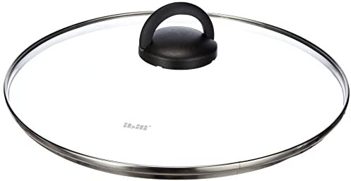 IBILI IB970930 Tapa DE Cristal POMO Plegable 30 CM, Stainless Steel, 30 x 30 x 4 cm