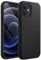 JETech Cover in Silicone per iPhone 12 mini 5,4 Pollici, Custodia Protettiva con Tutto Il Corpo Tocco Morbido setoso, Cover Antiurto con Fodera in Microfibra (Nero)