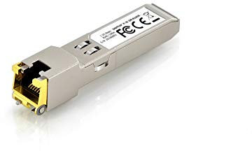 DIGITUS Module SFP Gigabit - 1,25 Gbit/s - Compatible HP - pour câble Patch cuivre Cat 5 - Mini GBIC - RJ45 Femelle - Portée 100 m - Plug & Play