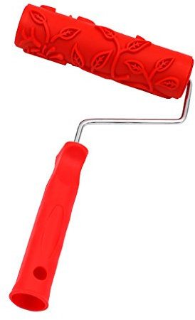 Cepillo de Pintura con Rodillo de Pintura en Relieve de 7 Pulgadas con Decoración de Pared con, 5