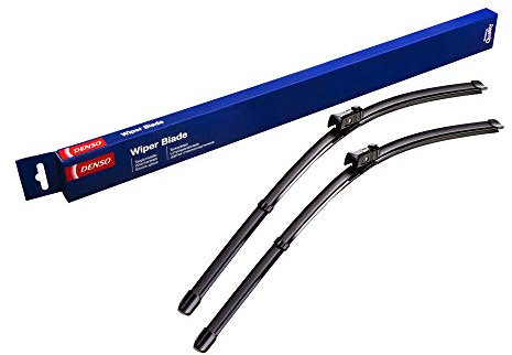 DENSO Flachwischer-Set DF-052 (600/600 mm, Linkslenker): Zwei leise, langlebige Wischer mit aerodynamischem Design. OEM-Qualität, breite Kompatibilität, 2 Jahre Garantie