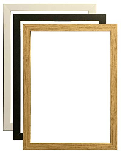 A5 (210x148) mm Thin Photo Frame, White Wood Effect Poster/Picture Frames