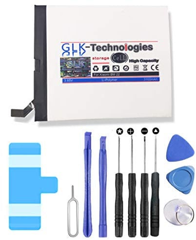 High Power Akku BM22 für Xiaomi Mi 5 / Mi 5 Pro | Original GLK-Technologies® Batterie | 3100 mAh // inkl Werkzeugset // NEU