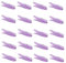 Lot de 20 Pinces à Linge en Plastique Violet