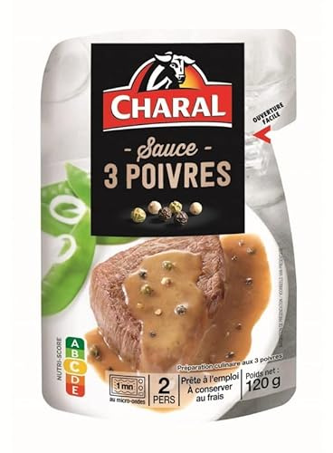 CHARAL - Sauce 3 Poivres 120G - ( Lot De 4 )