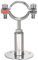 sourcing map Wall Mount Ceiling Mount Pipe Support, 304 Stainless Steel Adjustable Pipe Bracket Clamp for 38-40mm Pipe