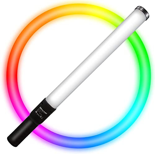 Dracast X-Series 400 Vollfarb Lichtstab RGBWW | LED Videoleuchte | App-Steuerung | Einstellbare Farbtemperatur CCT 2700K - 6500K | Spezialeffekte | 2600mAh Akku | 96+ CRI