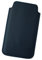 Davii Schutztasche Handytasche für Samsung Galaxy A20s / A21s / A22 mit Hülle, Hülle Einsteck Etui Lasche flach mit Band weich Adler Gehärtet SXS Mond-Blau