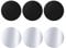 Juspota 6 Pcs Metal Flat Metal Plate for Magnetic Car Phone Holder, Flat Metal with Adhesive for Magnetic Car Mount, Metal Plates, 6 Round