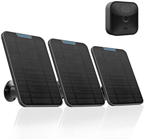Shyueda Solar Panel Charging Compatible with Blink XT/XT2/New Outdoor(3rd Gen) Camera,with 13ft Waterproof Charging Cable,IP65 Weatherproof,Includes Secure Wall Mount(Black) (3)