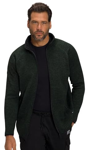 Jay-PI Giacca Jay-PI di Maglia e Pile Verde Scuro 5XL 802394121-5XL
