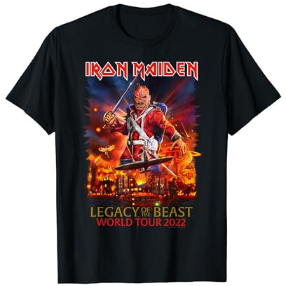 Iron Maiden - LOTB World Tour 2022 Poster T-Shirt