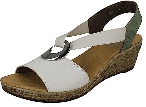 Rieker Womens 624H6-80 Kaukasus Wedge Heeled Sandals 6.5 UK