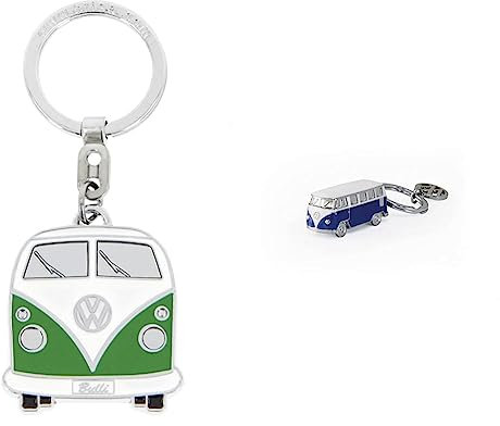 BRISA VW Collection - Volkswagen Combi Bus T1 Camper Van Porte-clés dans Coffret Cadeau de Haute qualité & VW Collection - Volkswagen Combi Bus T1 Camper Van Porte-clés 3D