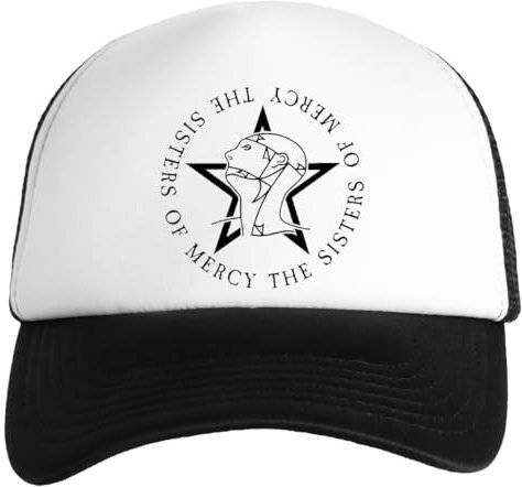 Jinbetee Round Text Logo - Goth - The Sisters of Mercy Weiße Kinder Baseball Cap Unisex Snapback