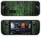 Skins4u Full Skin Set Schutz Folie für Steam Deck, individuell Sticker Vinyl Klebefolie für Steam Deck Handheld Gaming-PC (Matrix Code)