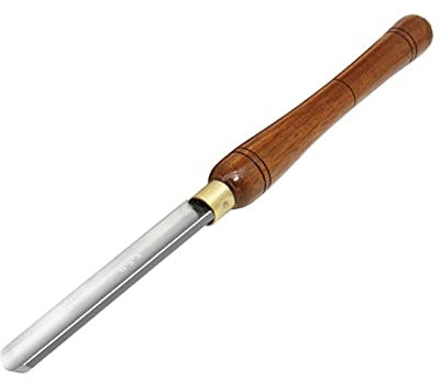 BomDog Lathe Chisel,1Pcs Hss Turning Chisels Roughing Out Gouge Woodturning Tools Wood Turning Chisel Wood Lathe Accessories/25Mm Roughing Gouge