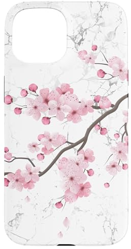 Sakura Florist Pink Flower Japan Gift Floral Cherry Blossom Case for iPhone 15