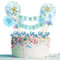JSTC Tortendeko Happy Birthday Torten Deko, 20 Stück Cake Topper Geburtstag Junge, Kuchendekoration Kuchendeko mit Sternen Liebe Konfetti Luftballons und Papierfächer für Kindergeburtstag.
