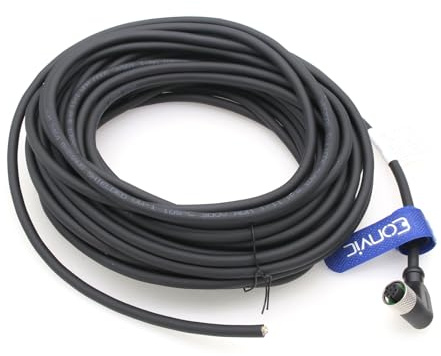 Eonvic M12 ad angolo retto 8 pin femmina sensore industriale spina aviazione cavo femmina schermato cavo elettrico impermeabile 10M