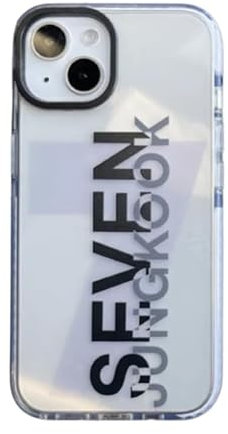 KPOPIRUDA Jungkook Handyhülle JK Seven Kompatibel mit iPhone, weiche, transparente Hülle für B-TS Merchandise für Kpop Merch (Sieben für iPhone 13 Pro)