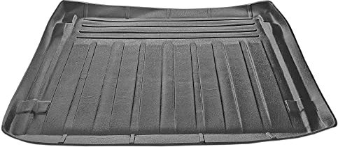 RE&AR Tuning Tronco Alfombra De Carga para Renault Kangoo Combi Authentique 2008-2010 Bandeja Maletero Trasero Negro