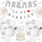 Just Married Wedding Party Decorations - Just Married Party Supplies Includes Bannner Mr & Mrs Balloons Cake Topper Latex Balloons Silver Confetti for Wedding Engagement Bridal Shower Decor